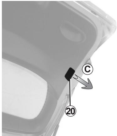 RENAULT MEGANE 3 2012 - FEUX ARRÊIRE ET LATERAUX : remplacement des lampes (4/6) - 1