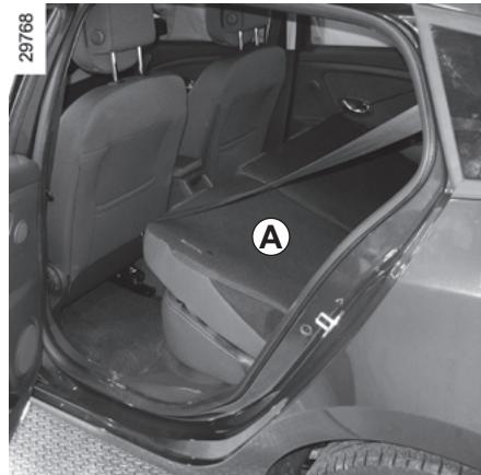 RENAULT MEGANE 3 2012 - Pour rabattre le dossier - 2
