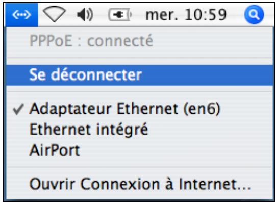 SAGEM F@ST 800 - Déconnexion d'internet - 5