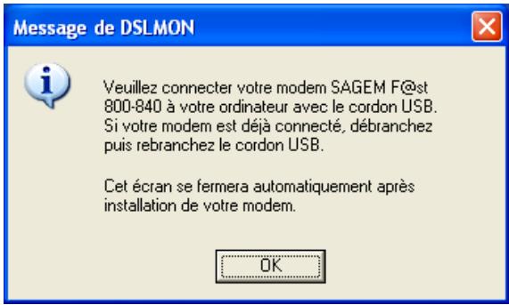 SAGEM F@ST 800 - Installation du SAGEM f@st™ 800/840 - 2