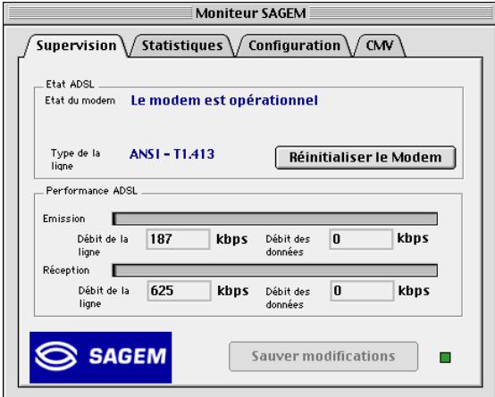 SAGEM F@ST 800 - Outils "diagnostics - 3