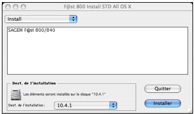 SAGEM F@ST 800 - Installation du SAGEM f@st™ 800/840 - 3