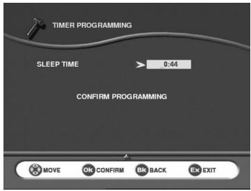 SAGEM ITD 59 - 7-9-1 Sleep timer - 1