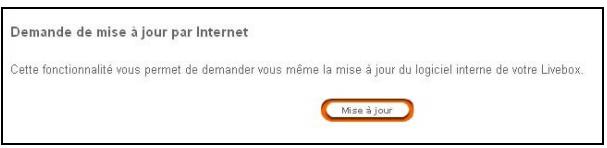 SAGEM LIVEBOX - Mise à jour du logiciel - 1