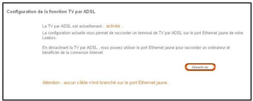 SAGEM LIVEBOX - TV par ADSL - 1