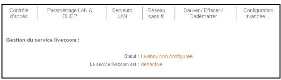 SAGEM LIVEBOX - Livezoom - 1