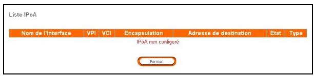 SAGEM LIVEBOX - Bouton "Liste IPOA" - 1