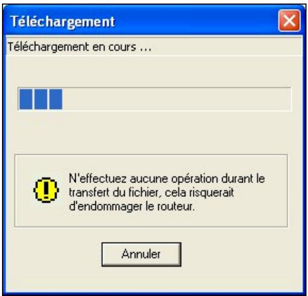 SAGEM LIVEBOX - Transfert des fichiers et écriture en mémoire - 4