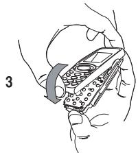 SAGEM MY X-1 - Exchanging the front and back panel - 3
