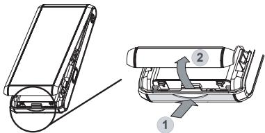 SAGEM MY301X - Removing the back cover - 1