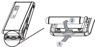 SAGEM MY401X - Removing the back cover - 1