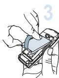 SAGEM MYV-75 - Installing the SIM card and the battery - 2