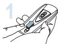 SAGEM MYV-75 - Installing the SIM card and the battery - 1