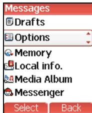 SAGEM MYV-75 - Sending options - 1