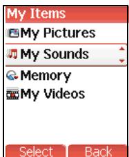 SAGEM MYV-75 - Pictures menu - 6