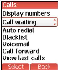 SAGEM MYV-75 - Call waiting - 1