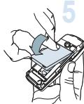 SAGEM MYV-75 - Installing the SIM card and the battery - 4
