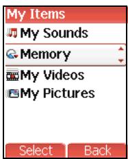 SAGEM MYV-75 - Memory - 1