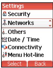 SAGEM MYV-75 - Networks - 1