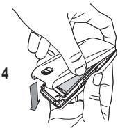 SAGEM MYX-1 - Exchanging the front and back panel - 3