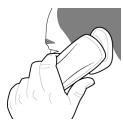 SAGEM MYX-5M - Don't obstruct the antenna with your fingers - 2