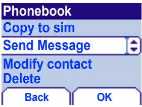 SAGEM MYX-5M - Phonebook menu - 1