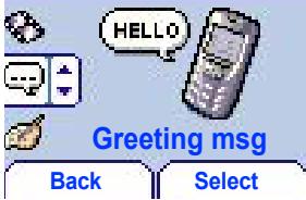 SAGEM MYX-5M - Greeting msg - 1