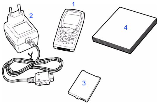 SAGEM MYX-5M - Your phone package - Accessories - 1