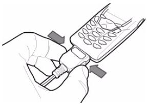 SAGEM MYX-5M - Charging the battery - 1