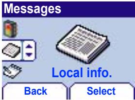 SAGEM MYX-5M - Local info - 1