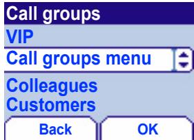 SAGEM MYX-5M - Creating a group - 1
