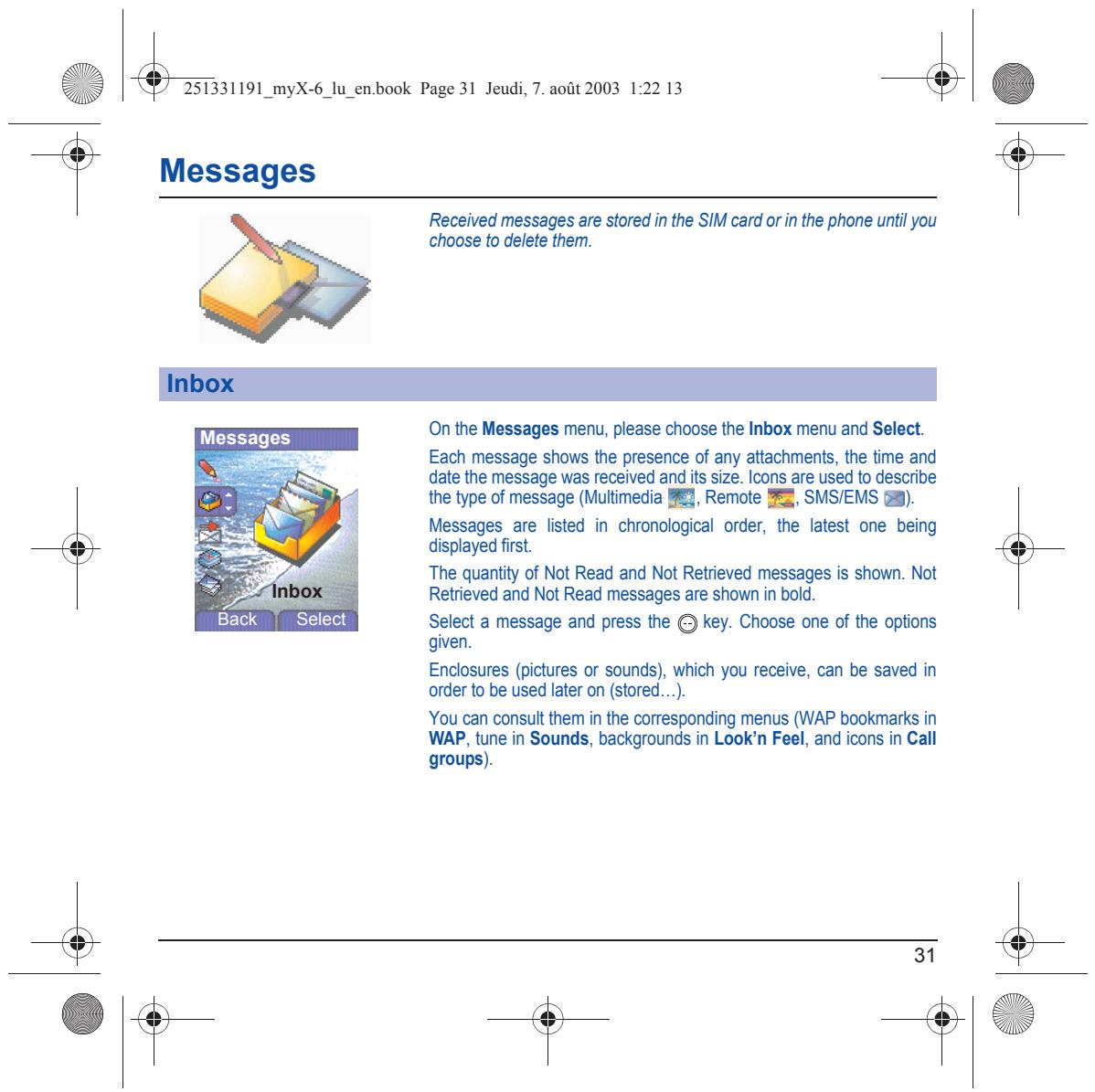 SAGEM MYX-6 - 32