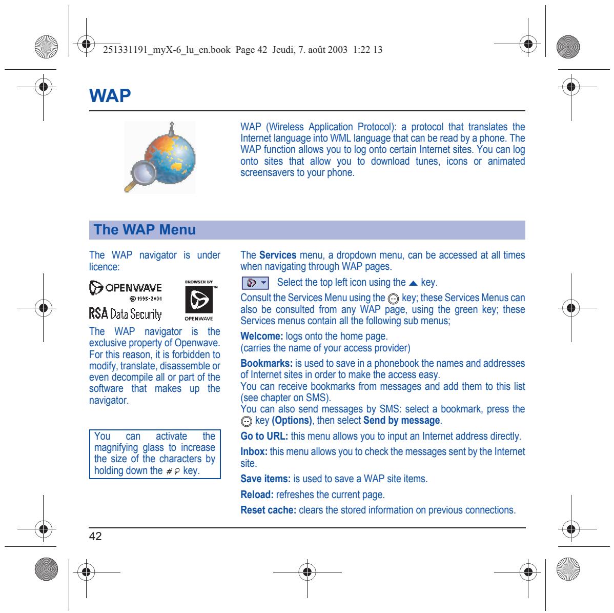 SAGEM MYX-6 - 43