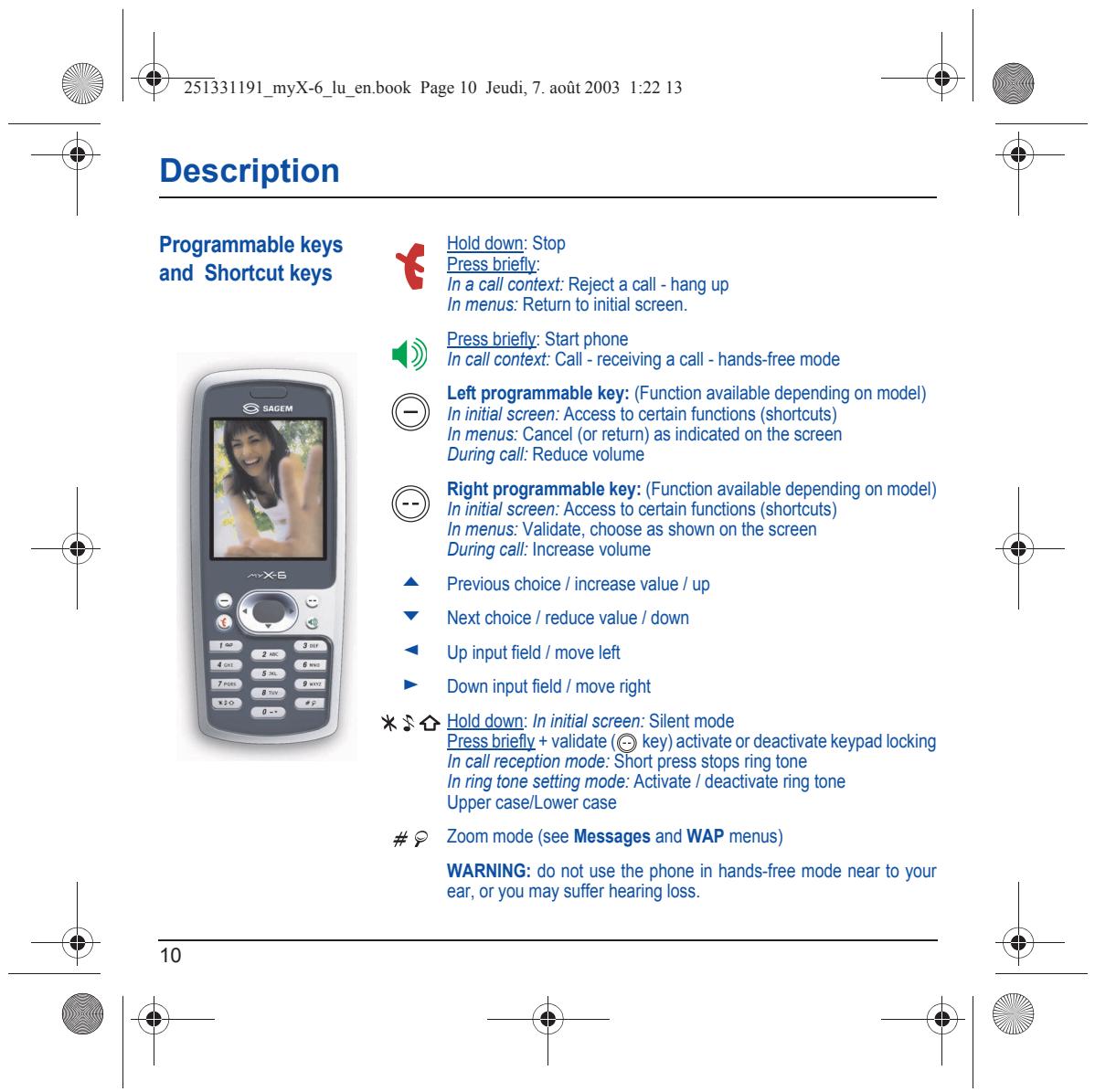 SAGEM MYX-6 - 11
