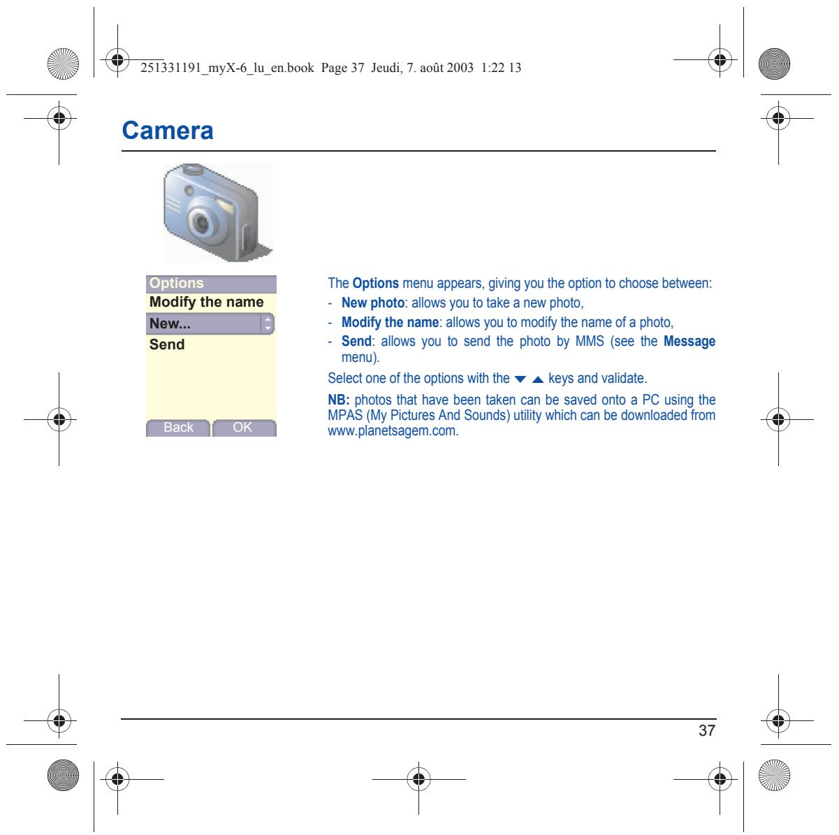 SAGEM MYX-6 - 38