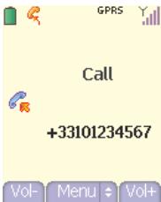 SAGEM MYZ3 - Receiving a call - 1