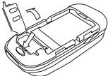 SAGEM MYZ3 - Installing the SIM card and the battery - 5
