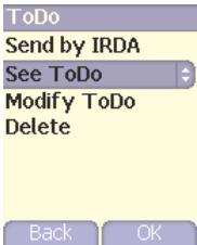SAGEM MYZ3 - ToDo actions menu - 1
