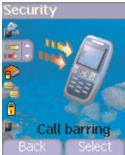 SAGEM MYZ3 - Call barring - 1