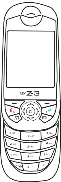 SAGEM MYZ3 - The keypad - 1