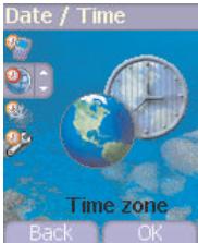 SAGEM MYZ3 - Time zone - 1
