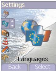 SAGEM MYZ3 - Languages - 1