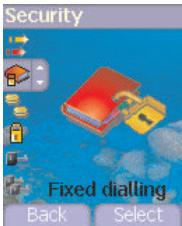 SAGEM MYZ3 - Fixed dialling - 1