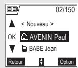 SAGEM D70H - Consulter le répertoire - 3