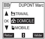 SAGEM D70H - Votre répertoire - 2