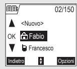 SAGEM D70H - Consultazione della rubrica - 3