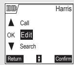 SAGEM D70H - Performing a quick search - 6
