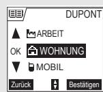 SAGEM D70H - Einen Eintrag hinzufügen - 5
