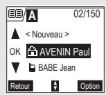 SAGEM D70H - Réalisr une recherche rapide - 2