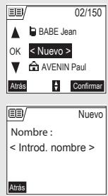 SAGEM D70H - Creación de fichas - 2